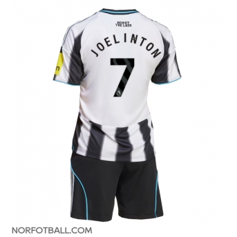 Billige Fotballdrakt Newcastle United Joelinton #7 Replika Hjemmedraktsett Barn 2025-26 Kortermet (med bukser)